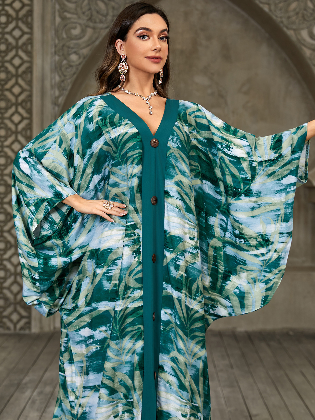 Zs2574-12 peacock green