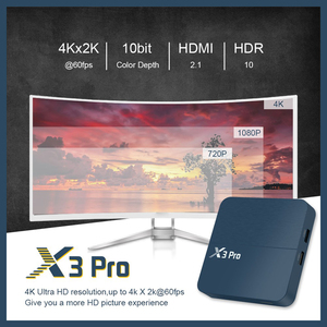 真正的工厂销售mpeg超级迷你电视decodif mlogic s905x3四核android 9.0输入全高清免费视频机顶盒 - Product Image 4