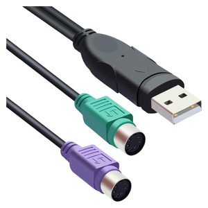 USB <span class=keywords><strong>PS2</strong></span>母转换器电缆工业键盘转换适配器铜鼠标接口键盘适配器电缆