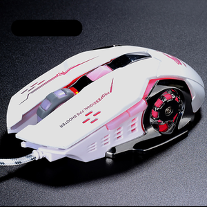 V5 USB Wired Gaming Mouse 4000 DPI LED Optical Mouse Macro Program Mouse for <strong>Mechanical</strong> <strong>Keyboard</strong> PC Gaming Accessories - Product Image 6