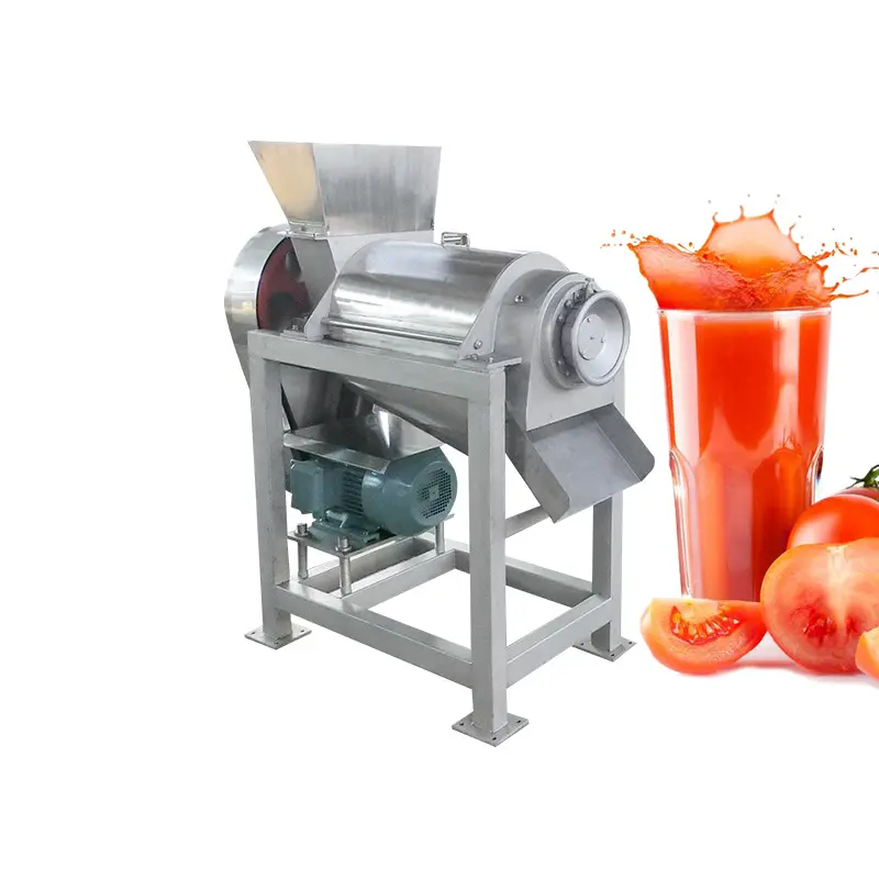 Mango Pulp Process Commercial Carrot Juice Make Pulper Finisher Fruit Seed And Pulp Separation Machine