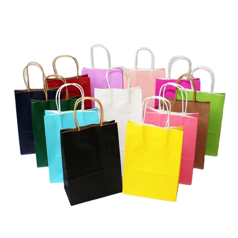 Bolsa impermeable biodegradable personalizada para envolver regalos, bolsas de papel recicladas para ropa, zapatos, zapatos para correr de cartón de papel Kraft para hombres