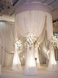 Ống Nhôm Có Thể Co Rút Và Rèm Để Trang Trí Phông Nền Đám Cưới Cung Cấp Và Hoạt Động Ống Điều Chỉnh Được - Product Image 2