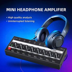 HA800S 8 vías de monitoreo amplificador de auriculares distribuidor de señal 1 entrada 8 salidas Monitor - Product Image 2