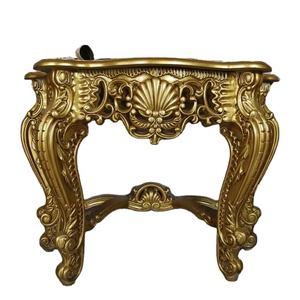 หรูหราGoldleafหินอ่อนคอนโซลตารางคลาสสิกแผงสไตล์กระจกไม้ผนังตู้เฟอร์นิเจอร์บ้านห้องเก็บไวน์Hall School - Product Image 1