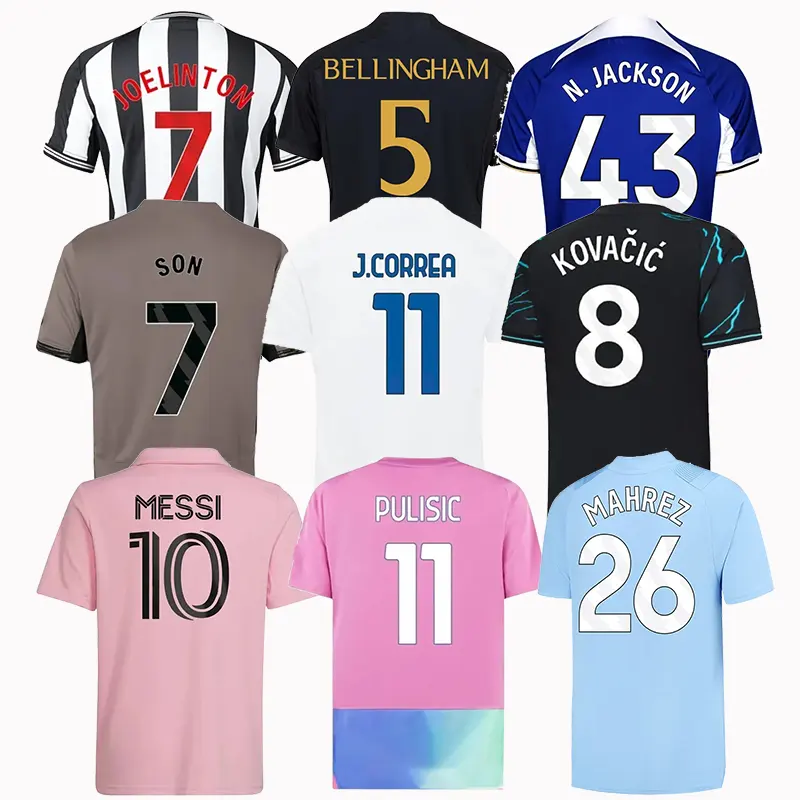 2024 Pas Cher Sublimation Football Sport T-shirts Kit Complet Football Vêtements En Gros Football Pratique Maillots