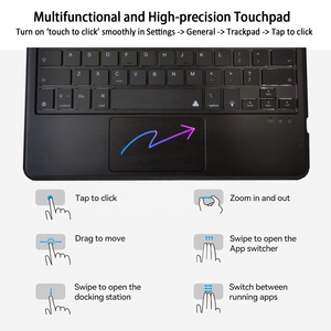 2024 Hot Custom Language TrackPad Teclado retroiluminado Air 4 5 funda teclado para iPad Air 4th 5th Gen A2324 A2588 Magic Keyboard - Product Image 3