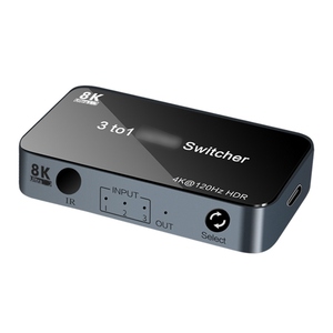 Conmutador HD 8K Operación simple Aplicación amplia Calidad de imagen de alta claridad Compatibilidad multidispositivo Accesorio de audio y video - Product Image 1