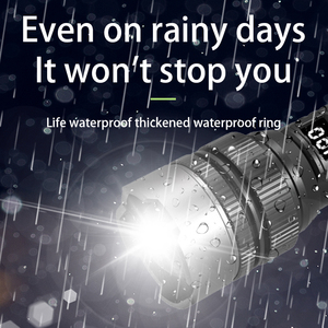 Hợp Kim Nhôm Chiến Thuật Đèn Pin LCD Hiển Thị Số Cao Lumens 30W <span class=keywords><strong>LED</strong></span> Zoomable Không Thấm Nước <span class=keywords><strong>Torch</strong></span> Khẩn Cấp Đèn Flash Ánh Sáng - Product Image 6