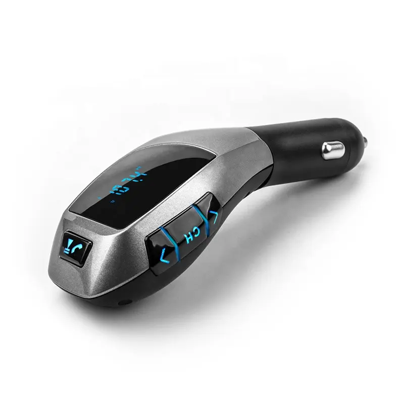 AGETUNR-adaptador X5 Original para coche, transmisor FM con Bluetooth, controlador de cargador, reproductor de Audio Mp3 multifunción, gran oferta