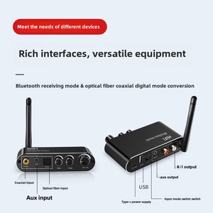 Para receptor convertidor de decodificación de Audio Bluetooth 4K 60Hz amplificador de reproducción de disco U sin pérdidas 3,5mm salida USB LED características plástico - Product Image 2