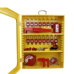 Kích thước tùy chỉnh Tủ Loto cứng thép phòng ban Quản Lý Nhóm khóa trạm với thêm 16 móc khóa - Product Image 1