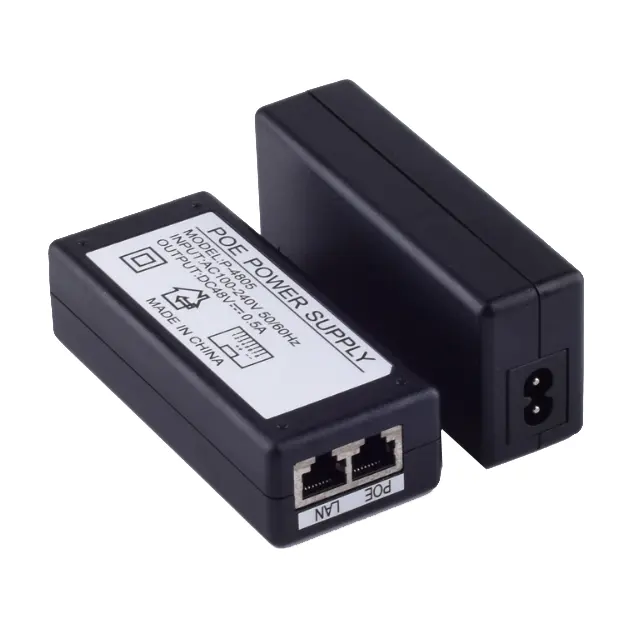 24W attivo PoE iniettore 48V 56V parete noi adattatore PoE 802.3af 802.3at PoE interruttore ethernet antenna Voip telefono telecamera cctv