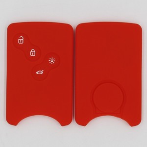 Renault Dust Collector Capture Clio Logan <strong>Megane</strong> 1 2 <strong>3</strong> Koleos Scenic Nema Fluence Zoe Accessory with 4-button Silicone Car <strong>Key</strong> - Product Image 6