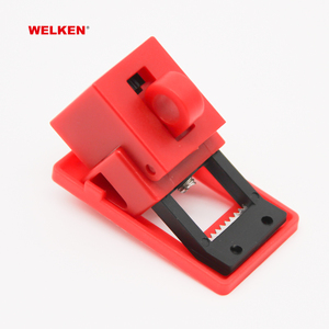 Chất lượng cao màu đỏ ba kích thước MCB khóa Loto thiết kế mới kẹp trên ngắt mạch khóa khóa ổ khóa - Product Image 2