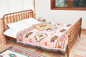 Chất lượng cao Úc ném Thảm tấm thảm tùy chỉnh dệt chăn Boho ném chăn - Product Image 4