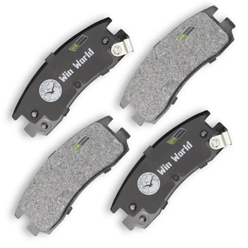 Win World Brake Pad D814 Fornecimento de Fábrica Caixa Cerâmica Mahindra Escorpião 2012 Triângulo Peças Freios e Rotores 2012 Chevy Malibu