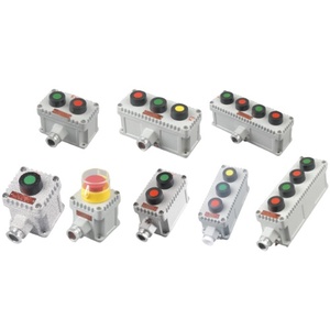 ATEX IP66 водонепроницаемый эрозионный WF1 взрывозащищенный кнопочный переключатель 220 В 380 В G3/4 5A - Product Image 1