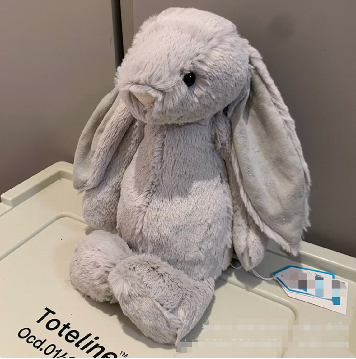 Lapin étoile gris - 31cm