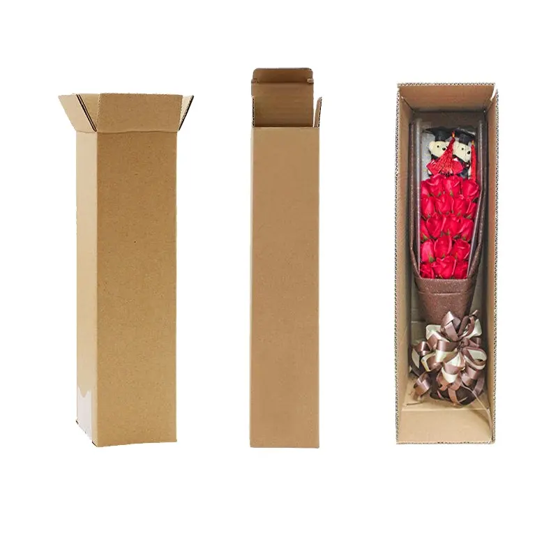 थोक सुपर लंबे नालीदार कस्टम आकार मेलिंग शिपिंग बॉक्स फूल उपहार पैकेजिंग बॉक्स