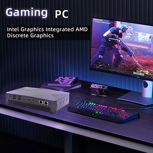 Radeon RX Vega M GH grafik oyun All-in-One 2 LAN HD DP 4 ekran yeteneği ile Intel i7-8809G Mini bilgisayar masaüstü bilgisayar - Product Image 5