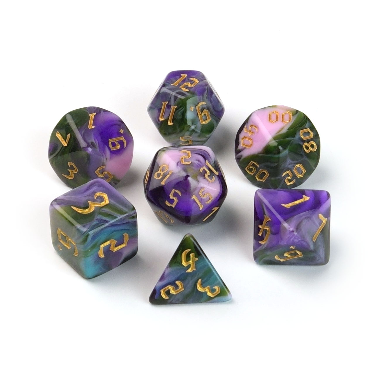 Morado Rosa Verde