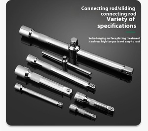 CRV S2 çok fonksiyonlu otomotiv onarım aracı kiti OEM ODM özelleştirilebilir kombinasyonu 46 adet lokma anahtar takım - Product Image 6