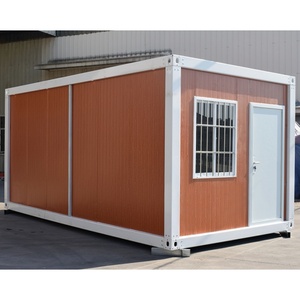 20ft taşınabilir prefabrik çelik cep ev apartman otel kullanımı için genişletilebilir kamp sığınak konteyner - Product Image 4