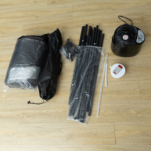 Compact <strong>Portable</strong> Steam Sauna Tent Black Sauna Box for Detox Relaxation Remote <strong>Control</strong> Time Temperature Sauna Room With Chair - Product Image 6