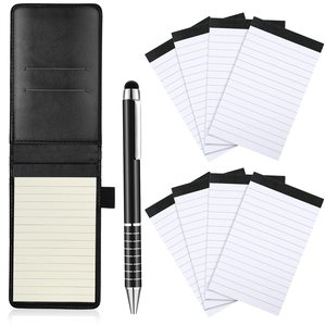 Custom Logo Leather Cover Pocket <strong>Notepad</strong> with Pen to Do Checklist School Student <strong>Notebook</strong> <strong>Memo</strong> <strong>Notepad</strong> - Product Image 1