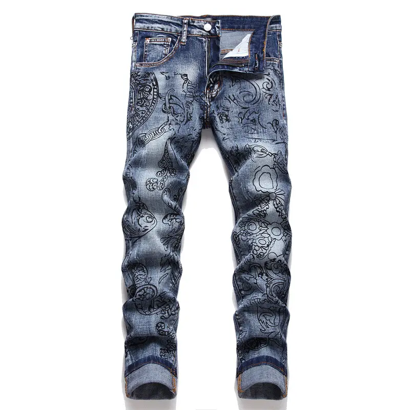 Vendite calde di Jeans In azioni di marca famosa marca Designer di tendenza Amiry Denim pantaloni da Cowboy aderenti pantaloni Amiry