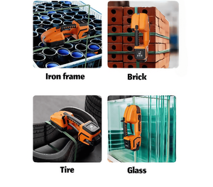 Gute Waren Elektrisch angetriebene halbautomat ische Umreifung maschine für Koffer-und Dosen verpackungs papier Knöchel riemen für Kabel maschinen - Product Image 6