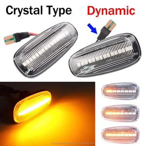 Dinamik <span class=keywords><strong>LED</strong></span> yan işaret lambaları sıralı flaşör Opel Zafira 1999-2005 <span class=keywords><strong>Astra</strong></span> G 1998-2009 12V 5W parlak akan dönüş sinyali