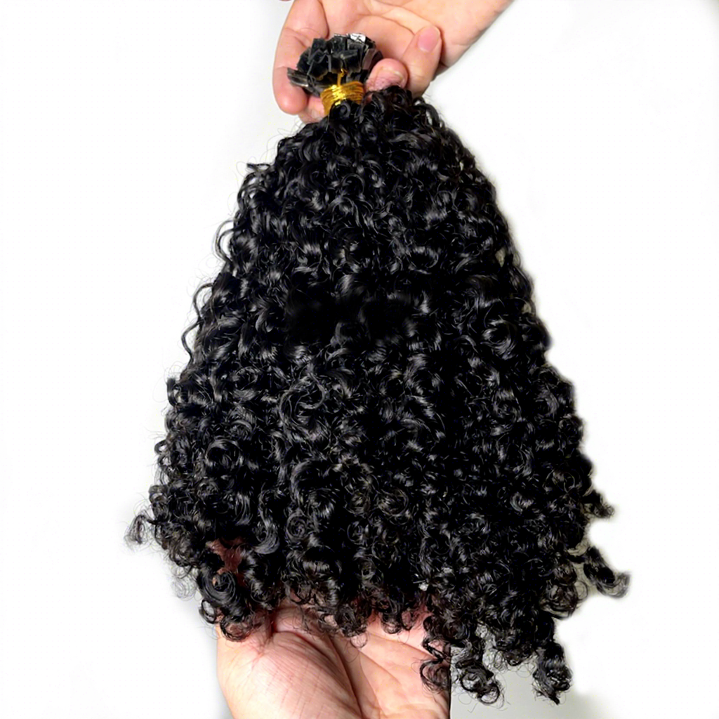 Afro curly A Flat tip NC