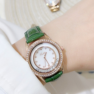 High Quality Scottie 9513B Women's Watch New Design Round Dial Leather Band Luxury Fashion Trend Quartz Watch - Product Image 3