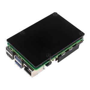 Raspberry Pi5 Caja de metal de aluminio con ventilador de refrigeración Disipador de calor Caja de aluminio negro Raspberry PI5 - Product Image 4