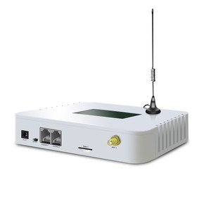 Convertidor de línea GSM a teléfono analógico, 1 SIM, 2 puertos RJ11 con pantalla LCD, 8828 GSM, terminales inalámbricos fijos - Product Image 1