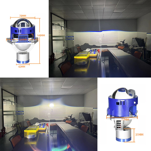 2024 yeni varış Ultra yüksek güç 120W Bi LED lazer projektör Lens far çift H4 H7 Hi/Lo işın 6000K renk sıcaklığı - Product Image 5