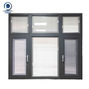 Prima Thermal Break Mosquito Shutter incorporado Aluminio Doble acristalamiento Ventanas personalizadas - Product Image 5