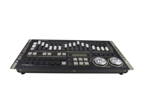 MAX384 DMX 512คอนโซลเวทีแสง RGBW ดิสโก้คอนโซลย้ายหัวควบคุมไฟ LED สำหรับเวทีดิสโก้