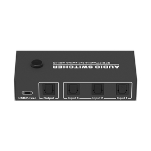 SPDIF Fiber <strong>Audio</strong> <strong>Switch</strong> 3x1 Optical <strong>Switch</strong> SPDIF Toslink Optical Digital <strong>Audio</strong> <strong>Switch</strong> 3 in 1 Out - Product Image 4