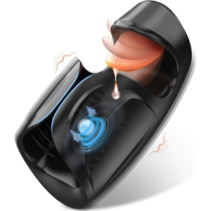 Mainan seks seks pria Masturbator tangan Gratis 9 mode dengan mode jilat dan mode hamster untuk pasangan - Product Image 1