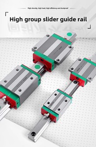 HGH20CA HGH25CA HGH30CA HGH35CA Serie HGH45CA Guías lineales CNC de precisión Riel Bloque deslizante Cojinete guía lineal - Product Image 6