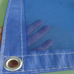 <strong>Blue</strong> Heavy Duty Net SUN Shade Fire Restant PVC Coating Construction Polyester <strong>Mesh</strong> Net for Building Protection