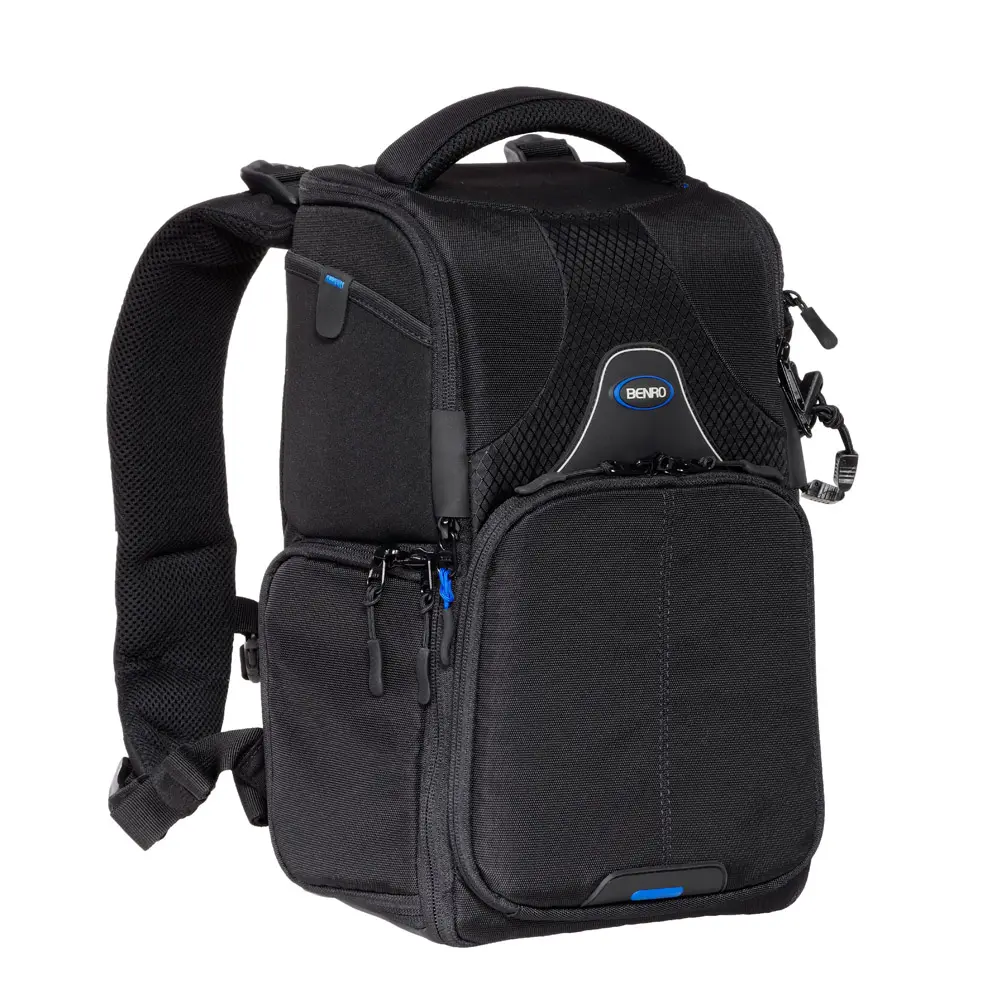 Benro mochila fotograher para câmera dslr/slr, à prova d' água, com compartimento para laptop, para caminhadas, viagens