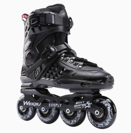 Patins noirs avec roues noires