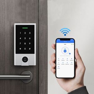 TTLock TTHotel Smart Wallreader Cerradura de puerta con teclado, WiFi Embedded Digital Touch Keypad Sistema de entrada de control de acceso - Product Image 3