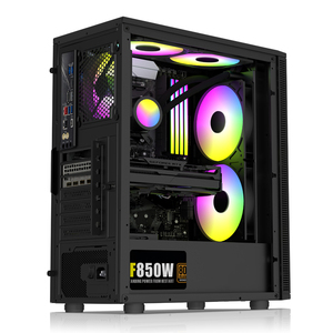 Hochwertige EATX ATX Gaming Computer gehäuse Türme Cabinet Gaming PC Case Gaming mit RGB-Fans Computer gehäuse Desktop-Gehäuse - Product Image 6