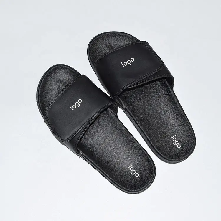 Пользовательские тисненые печатные регулируемые сланцы обувь для женщин летние плоские ПВХ тапочки и женские сандалии заводская цена