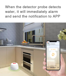 TYSHホームホットセールリモコン低消費電力Wifi Tuya水道管漏れ検知器 - Product Image 4